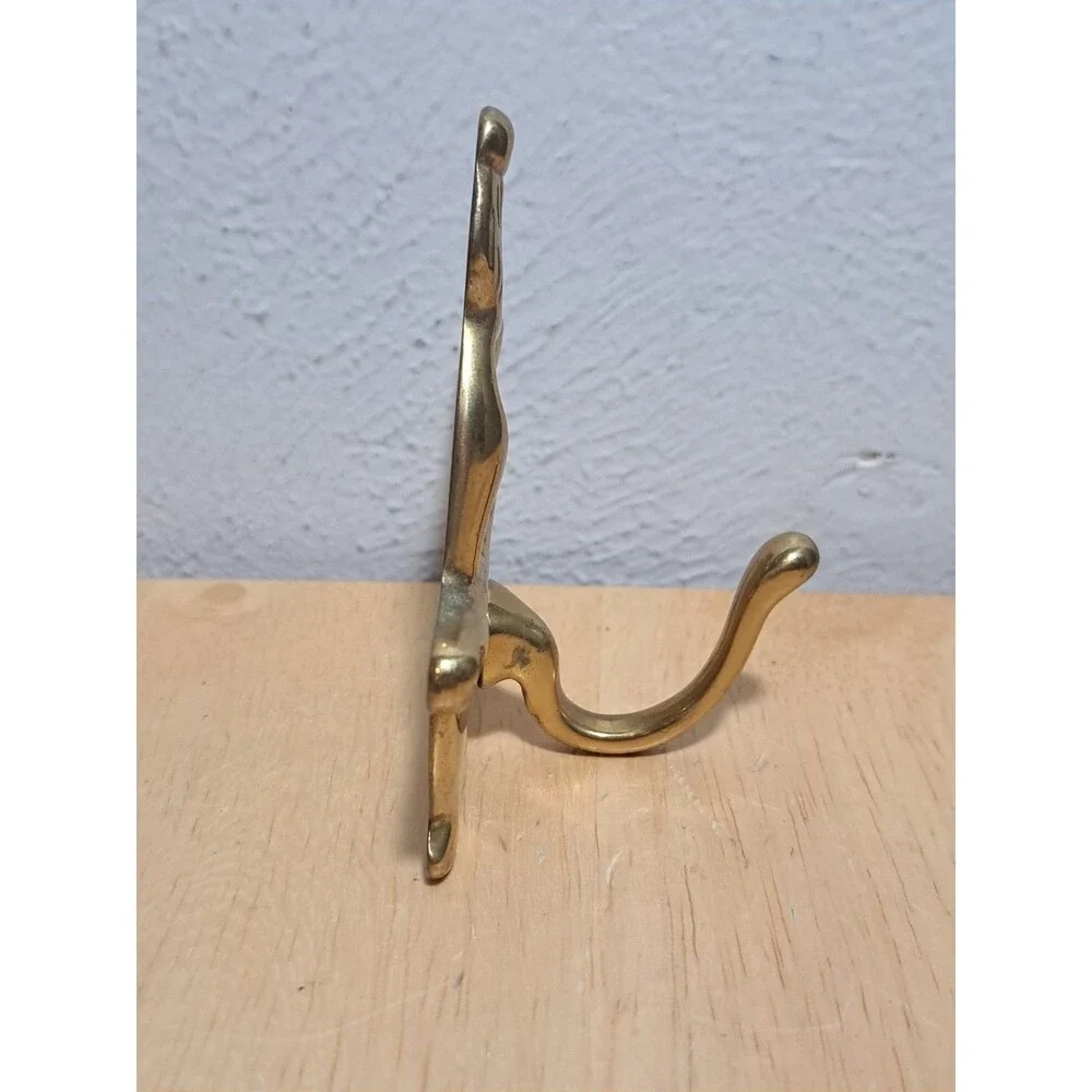 Vintage Brass Wall Hook Woman in Bathtub Gold Bathroom Wall-Mounted